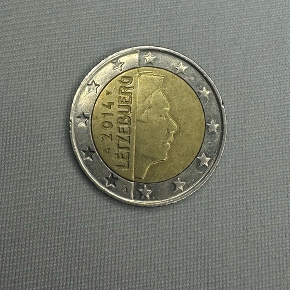 LUXEMBOURG 2014, 2 Euros, Grand Duke Henri Coin - Picture 1 of 3